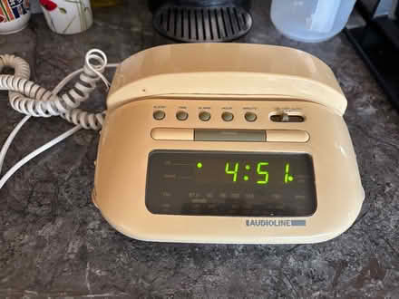 Photo of free Old audioline phone / radio / alarm (Far Bletchley MK3) #1
