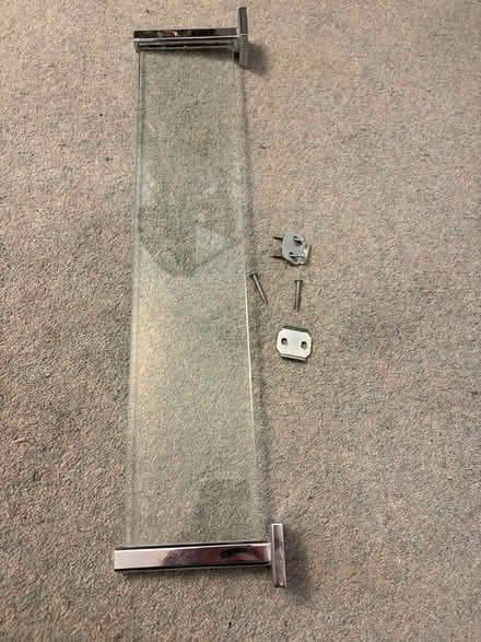 Photo of free Glass bathroom shelf (Horsham) #1