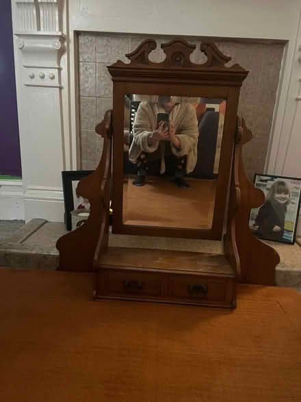 Photo of free Edwardian Over Mantle Mirror (Hove Edge HD6) #1