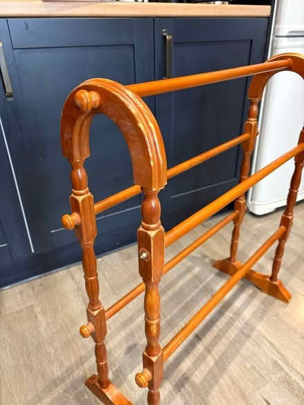 Photo of free Wooden towel rail (Sainsburys GL52) #2