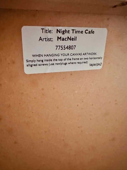 Photo of free Art piece - 100x70cm (Fleetville AL4) #2