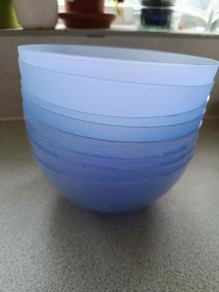 Photo of free Blue plastic bowls (Erdington B24) #1