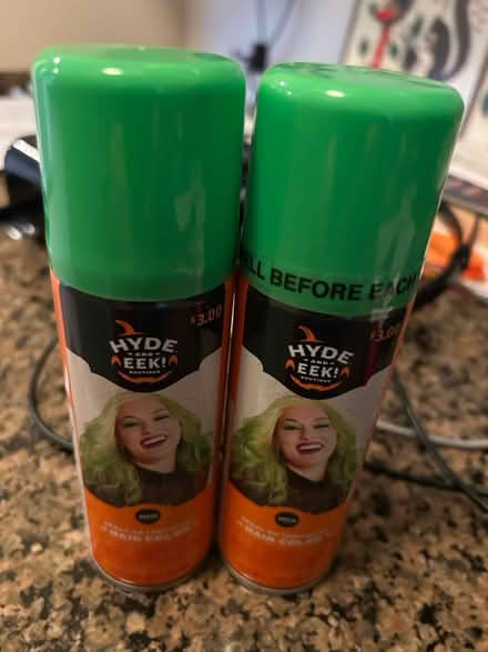 Photo of free Green hair color spray (Friendship Heights) #1