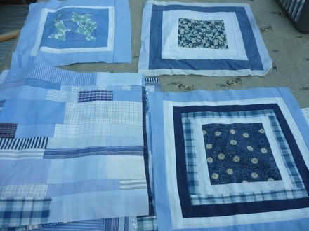 Photo of free King size patchwork quilt unfinished (Emsworth PO10) #4