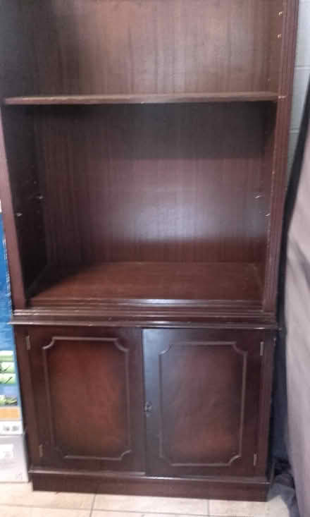 Photo of free Mahogany Book Case & Base (Gobowen Shropshire) #2