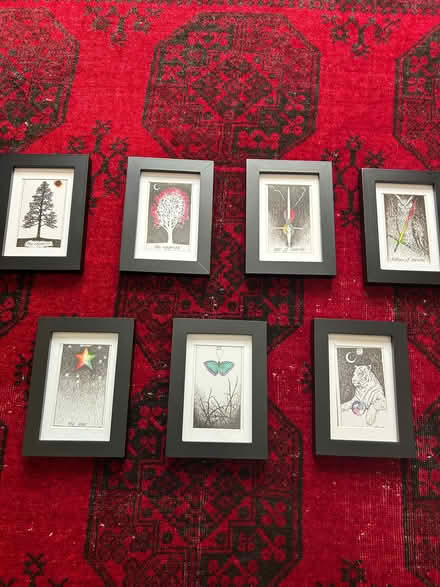 Photo of free Small black frames (set of 7) (Acton W5) #1