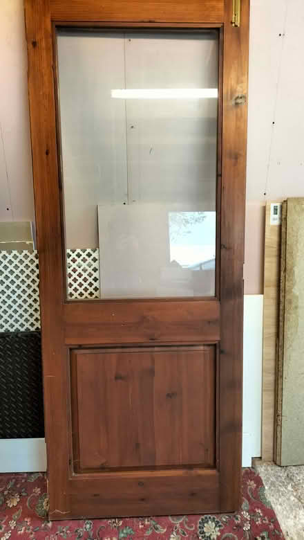 Photo of free Part glazed wooden door (Greystoke CA11) #1