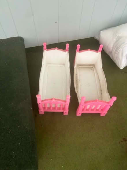 Photo of free 2 plastic doll beds (Clifton Park) #1