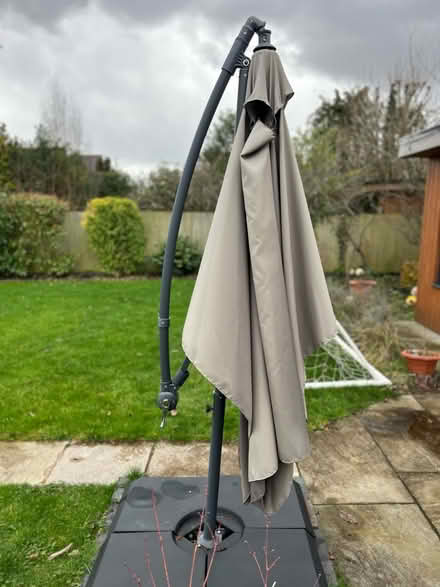 Photo of free Garden umbrella and base (Windsor SL4) #3