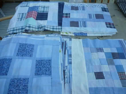 Photo of free King size patchwork quilt unfinished (Emsworth PO10) #3