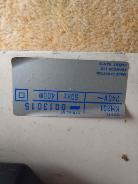 Photo of free Kenwood chef spares or repair (Kidlington OX5) #1