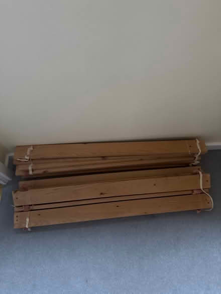 Photo of free Single mattress and wooden frame (Foxholes SG13) #4
