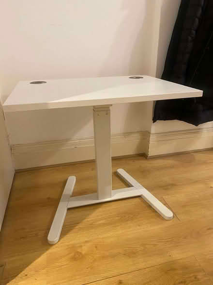Photo of free White Standing Desk with Wheels (West Brompton SW10) #2