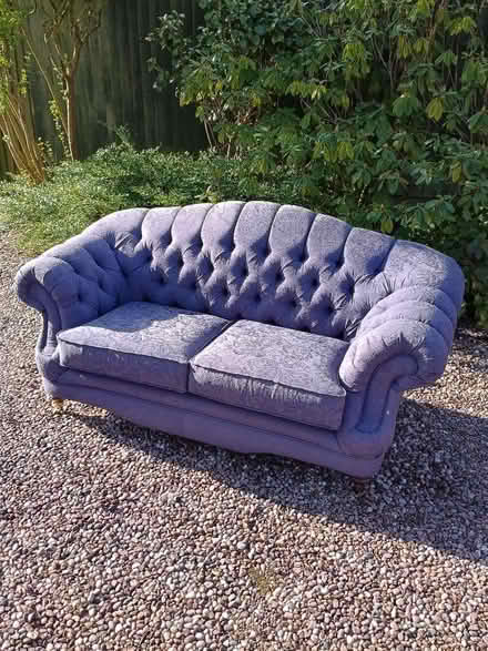 Photo of free Blue 2 seater sofa (Goostrey CW4) #1