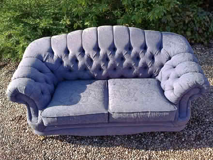 Photo of free Blue 2 seater sofa (Goostrey CW4) #2