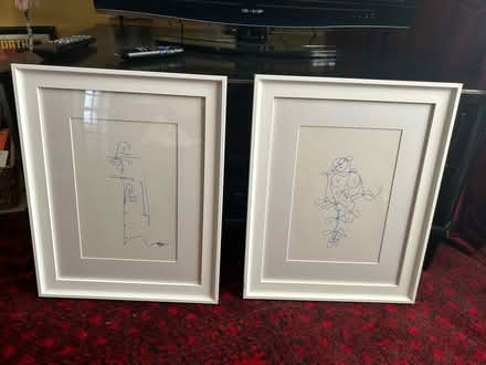 Photo of free Framed drawings of man and woman (set) (Acton W5) #1