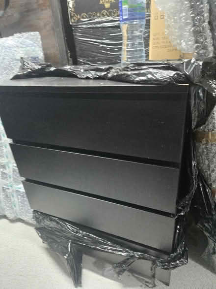 Photo of free Dark brown ikea chest of drawers. Used good condition (Enfield EN1) #1