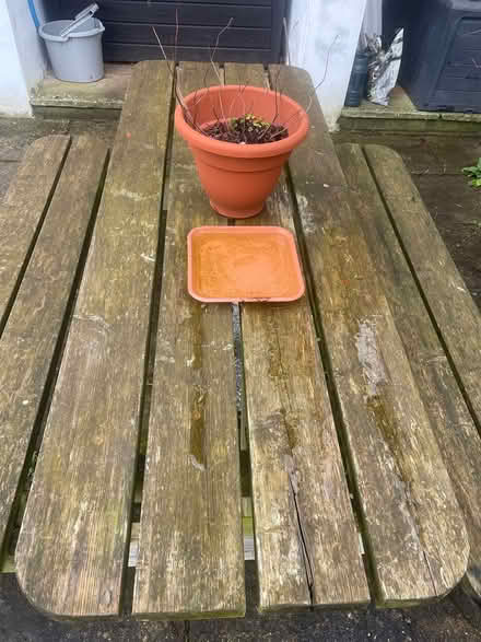 Photo of free Wooden picnic table (ME16) #3