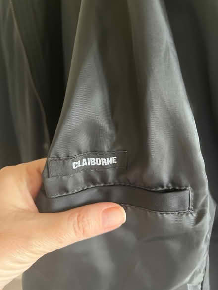 Photo of free Black mens medium coat (Fairfield Park) #2