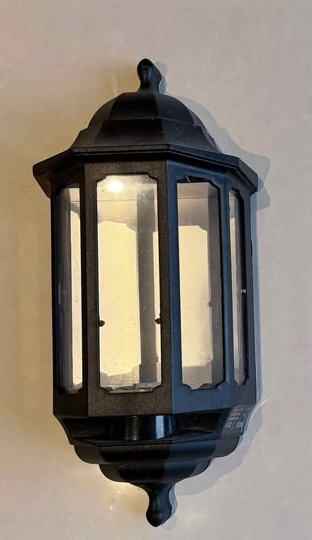 Photo of free Half lantern outdoor wall light (Huyton) #1