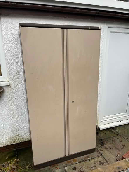 Photo of free Large metal cabinet (Lostock Hall PR5) #1