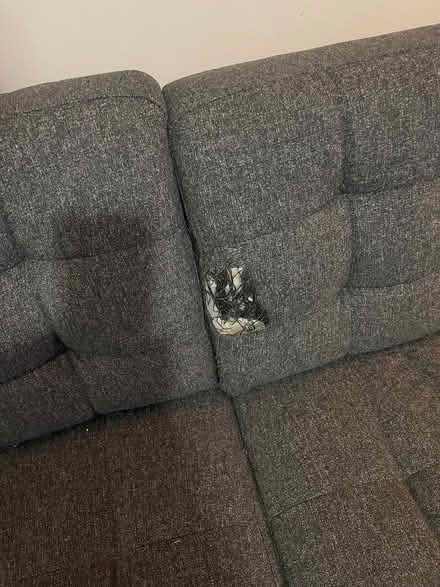 Photo of free Couch with chaise and loveseat (Stratford) #4