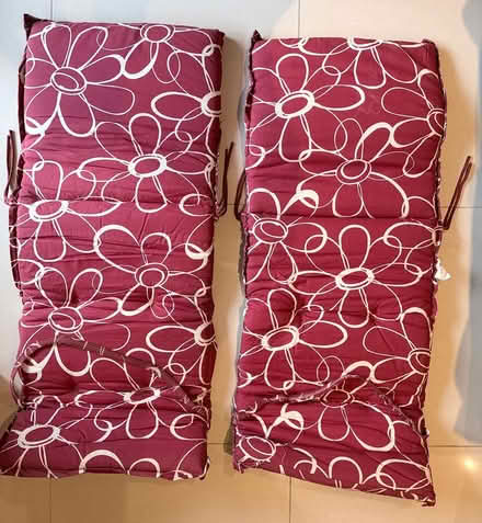 Photo of free Outdoor chair pad/cushion x 2 (Huyton) #2