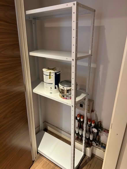 Photo of free Metal shelf for shed garage or other cupboard (Wandsworth SW18) #1