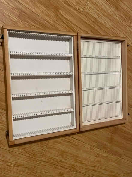 Photo of free Wooden slide storage box (Reddish SK5) #2