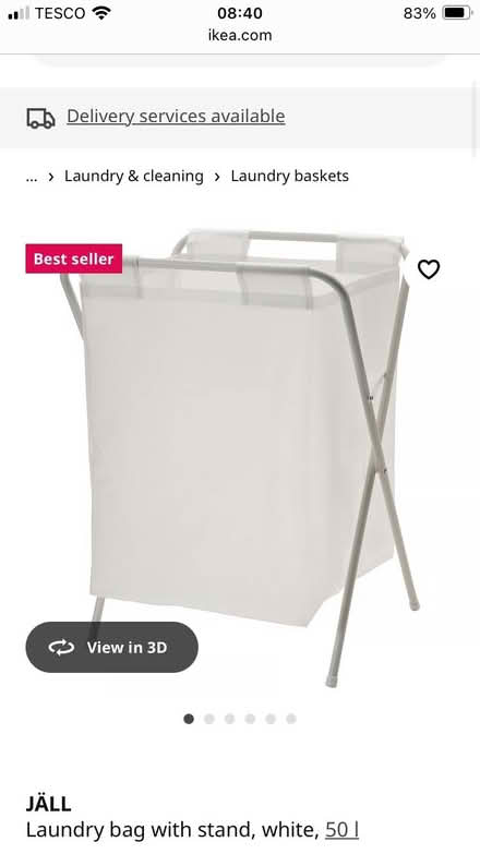 Photo of free Ikea JÄLL laundry bag with stand (Emmbrook RG41) #1