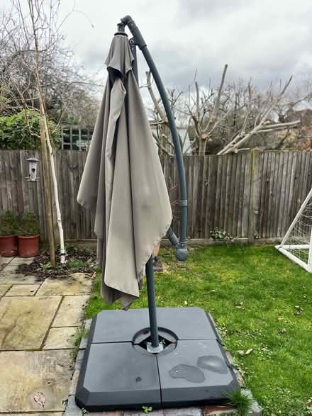 Photo of free Garden umbrella and base (Windsor SL4) #1