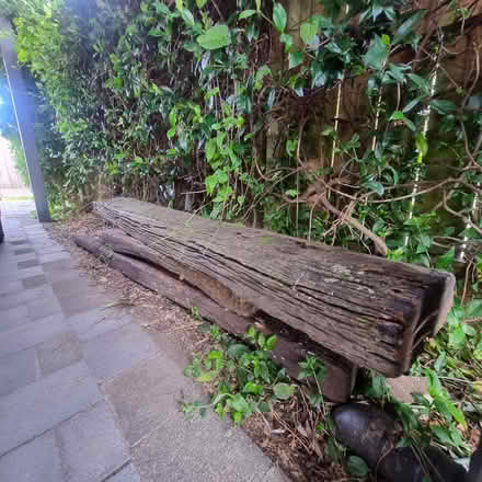 Photo of free Macrocarpa railway sleepers (North Shore - Auckland) #1
