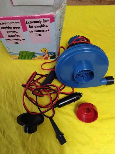 Photo of free 12volt air pump for air mattresses etc (Wallands Park BN7) #1
