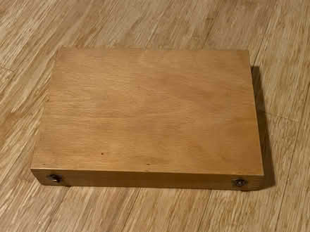 Photo of free Wooden slide storage box (Reddish SK5) #1