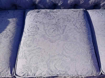 Photo of free 3 seater blue sofa (Goostrey CW4) #4