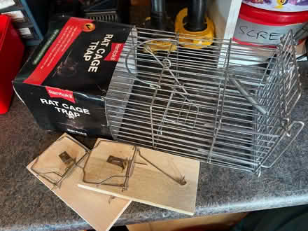 Photo of free Rat trap cage & 2 mouse trap (Far Bletchley MK3) #1