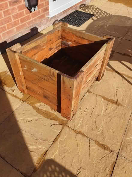 Photo of free Sturdy Wooden Planter 60 x 70 x 45cm (Lyppard Grange WR4) #1