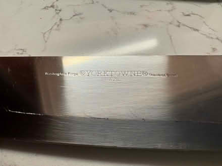 Photo of free Serrated knife & chopping knife (Tenleytown DC) #2