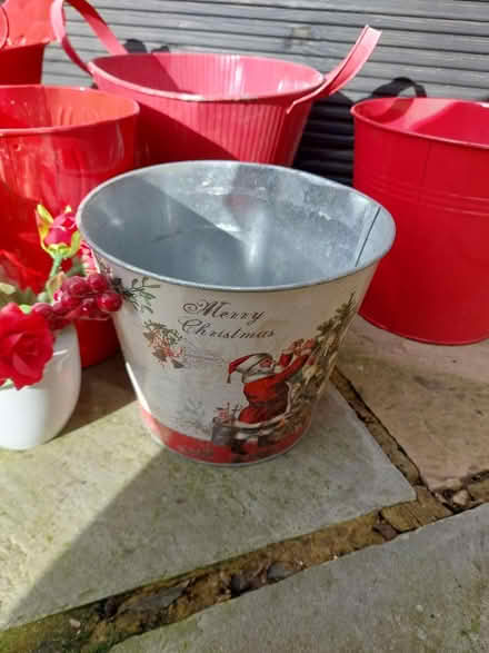 Photo of free Christmas plant pots and decoration (Wrose BD2) #2