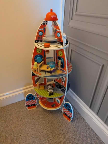 Photo of free Children's Wooden Rocket Toy (Croxdale DH6) #1