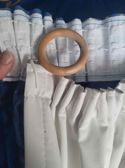 Photo of free Chelsea fc Pencil pleat curtains (OX15 bloxham) #2