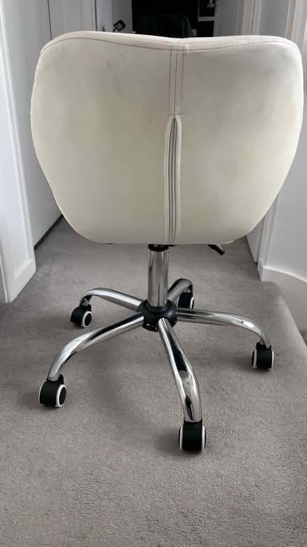 Photo of free Swivel Chair - white/cream (Narborough LE19) #2