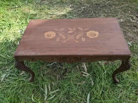 Photo of free Small, wood coffee table (Los Altos Hills) #1