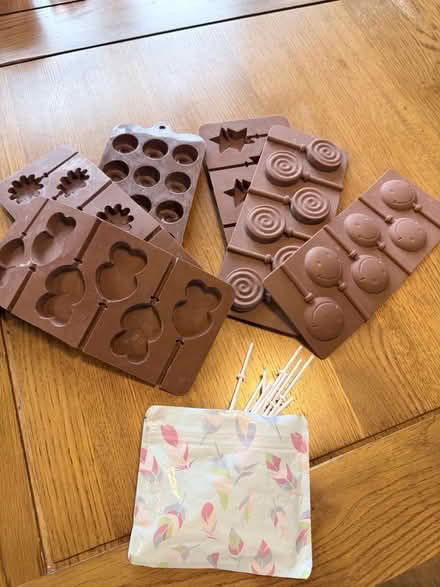 Photo of free Chocolate lolly moulds with sticks (Claregate WV6) #1