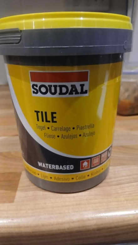 Photo of free Unopened waterbased tile adhesive (Kennington OX1) #1