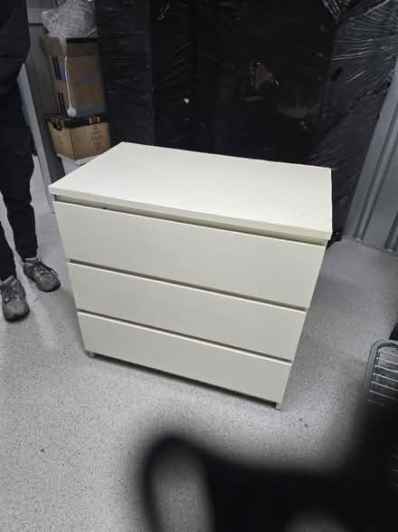 Photo of free White ikea chest drawers used ideally for a garage storage (Enfield EN1) #1