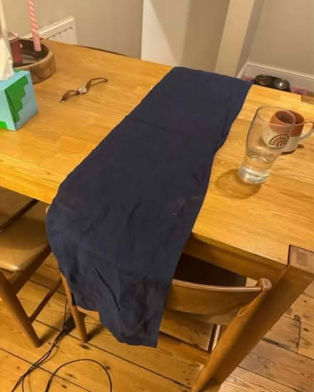 Photo of free Navy linen table runner (Harringay N4) #1