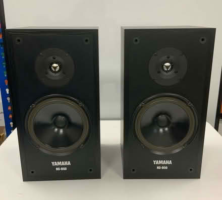 Photo of free Pair of Yamaha Speakers with Stands (Tolvaddon Downs TR14) #3