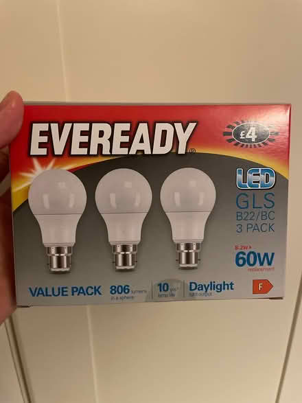 Photo of free Eveready bulbs (Frimley,Camberley GU16) #1