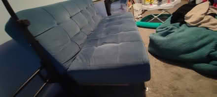 Photo of free Small Blue Sofa (Mansfield, Nottinghamshire) #2